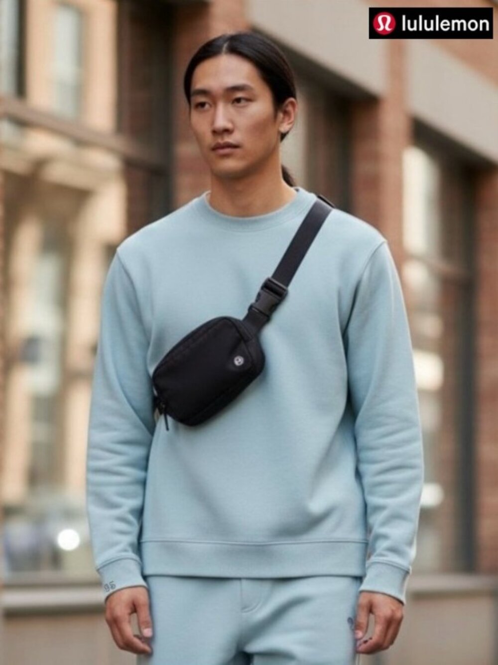 LULULEMON Everywhere Belt Bag – Black 1L, Extended Strap, NWT